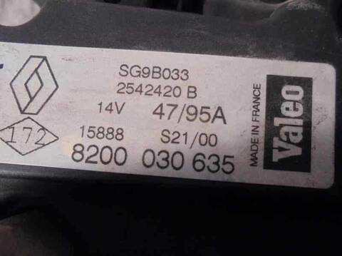 Foto 2ª: Alternador Renault Scenic 2.0 16V CAT F4R) 139CV 102KW RX4 JA0) [F4R C7] (2000)