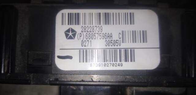 Botonera Elevalunas Jeep Wrangler 2.8 CRD