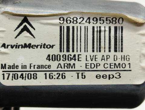 Foto 2ª: Elevalunas Eléctrico Delantero Izquierdo Citroen C4 AVATAR PICASSO 136CV 100KW [RHJ] (2008)