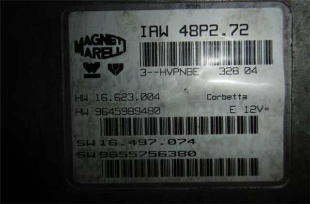 Foto 2ª: Centralita Motor ECU Citroen C3 1.1 I [HFX (TU1JP)]