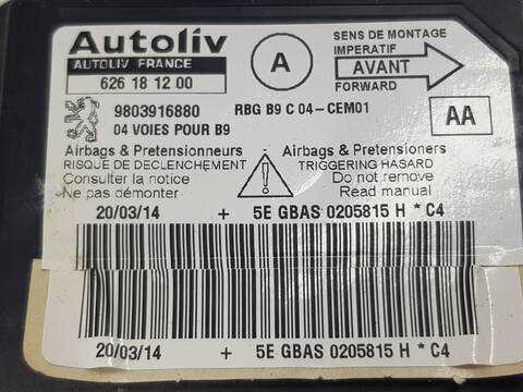 Foto 3ª: Kit Airbag Citroen Berlingo L1 (2018)