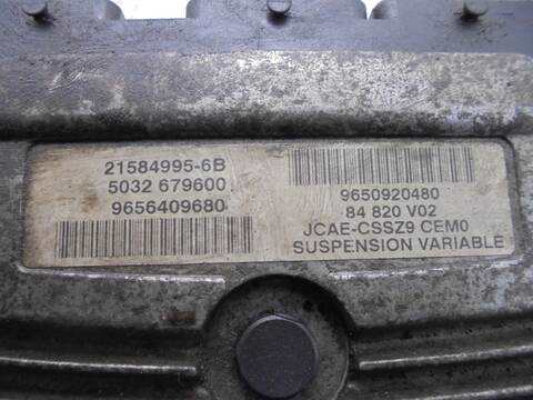Foto 3ª: Centralita Suspension Peugeot 607 BASICO 204CV 150KW [UHZ] (2005)