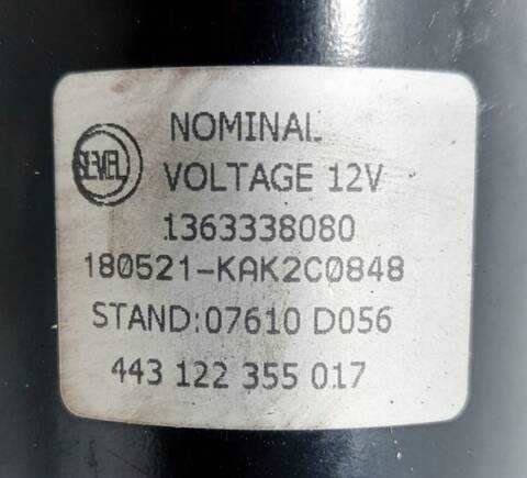 Foto 2ª: Motor Limpia Delantero Fiat Ducato 130 L4H2 RS 4035 MM 131CV FURGON (2014)