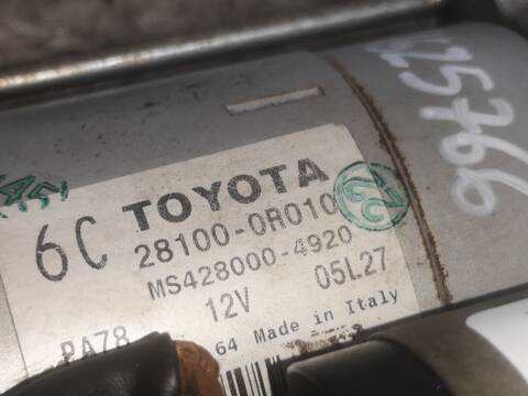 Motor de Arranque Toyota Verso 1ADFTV