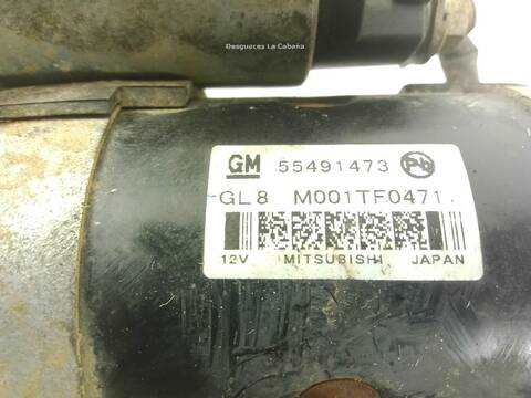 Foto 2ª: Motor de Arranque Opel Astra 1.6 CDTI 68) 110CV [B 16 DTE] (2015)