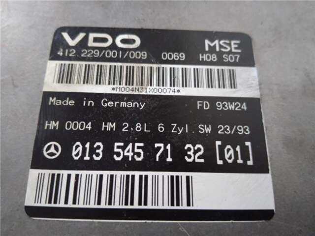 Foto 2ª: Centralita Motor ECU Mercedes Clase C 160 2.8 280 (202.028) [2.8 LTR. - 142 KW 24V CAT] [M 104.941]