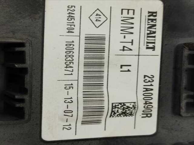 Foto 2ª: Centralita Motor ECU Renault Clio 1.5 DCI 90CV 66KW [K9K B6] (2012)