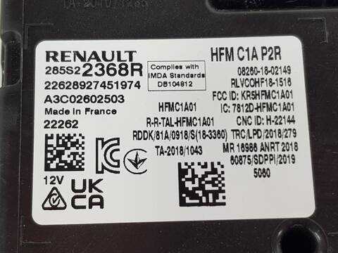 Foto 3ª: Centralita Motor ECU Renault Zoe BUSINESS (2018)