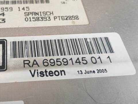 Foto 2ª: Sistema Audio Radio CD Bmw Serie 1 114 116 I 115CV (2003)