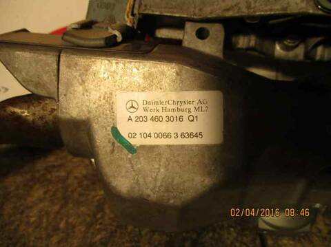 Foto 3ª: Columna Dirección Mercedes Clase C 160 200 CDI 203.004) BERLINA 116CV 85KW [OM611962] (2002)