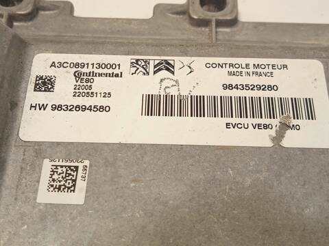Foto 4ª: Centralita Motor ECU Peugeot Partner E-PARTNER 136CV 100KW FURGONETA [ZKX (ZK01)] (2022)