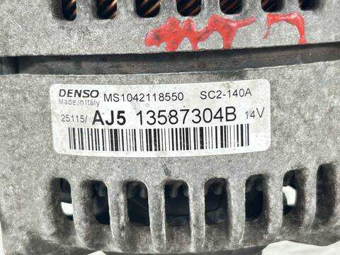Foto 2ª: Alternador Opel Astra 1 6 CDTI 110 CV 81KW [B16DTE] (2016)