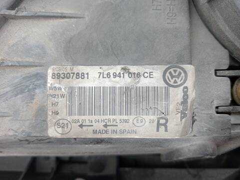 Foto 3ª: Faro Derecho Volkswagen Touareg BAC (2006)