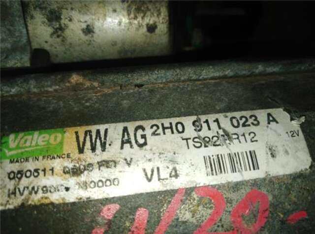 Motor de Arranque Volkswagen Crafter 2.0 FURGÓN 30 BC [2.0 LTR. - 100 KW TDI]
