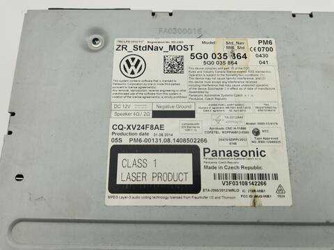 Foto 3ª: Sistema GPS Volkswagen Golf 1.6 TDI 105CV 77KW [CLHA] (2014)