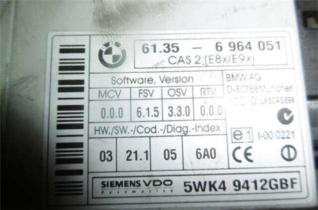 Centralita Cierre Centralizado Bmw Serie 1 114 2.0 118D [2.0 LTR. - 90 KW 16V DIESEL CAT]