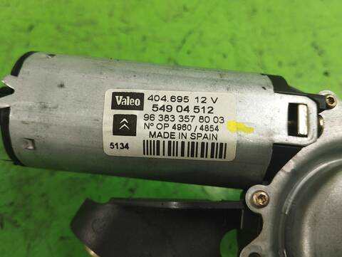 Foto 2ª: Motor Limpia Trasero Citroen C5 2.0 HDI 109CV 80KW [RHZDW10ATED] (2004)