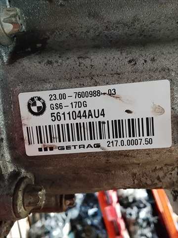 Foto 3ª: Caja Cambios Bmw Serie 1 116 1.6 D [D/N47D16A] (2012)