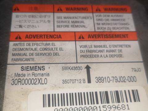 Foto 2ª: Centralita Airbag Suzuki SX4 D19AA (2010)