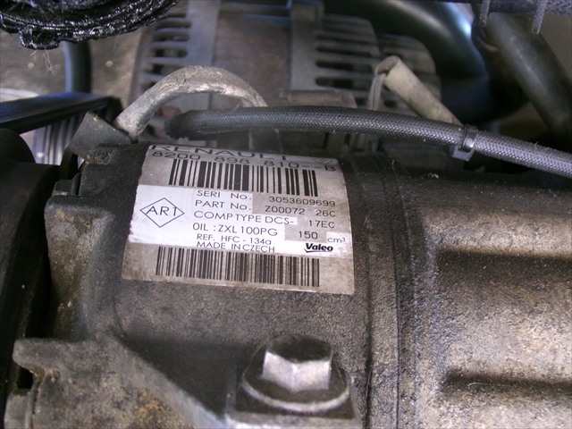 Foto 2ª: Compresor Aire Acondicionado Renault Laguna 1.5 DCI RANCHERA,2007-2015 [K9K57] (2011)