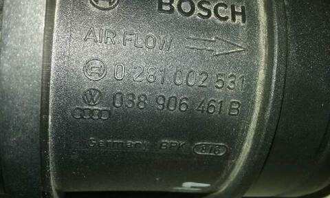 Foto 2ª: Caudalimetro Audi A3 AMBITION 105CV 77KW [BKC] (2005)