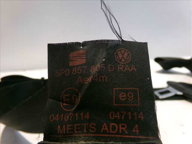 Foto 4ª: Cinturón Trasero Izquierdo Seat Altea 1.9 TDI 2005-2013 [BXE] (2006)