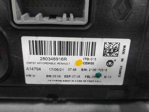 Foto 3ª: Sistema GPS Renault Clio TCE 90 B7MT) 91CV 67KW [H4D470] (2021)