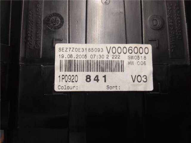 Foto 3ª: Cuadro de Instrumentos Seat Leon 2.0 TFSI [BWA]