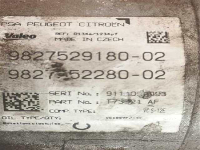 Compresor Aire Acondicionado Peugeot 3008 1.2 THP/ PURETECH 130 MRHNSM MRHNSU MRHNSJ MRHNYW ...