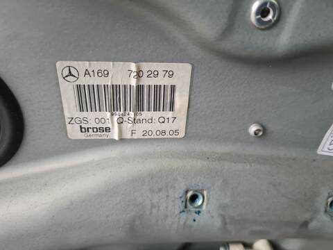 Foto 2ª: Elevalunas Eléctrico Delantero Izquierdo Mercedes Clase A 140 A 180 CDI 169.007) 109CV 80KW [640940] (2005)