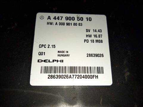 Foto 3ª: Centralita Motor ECU Mercedes Vito 114CV 84KW (2014)