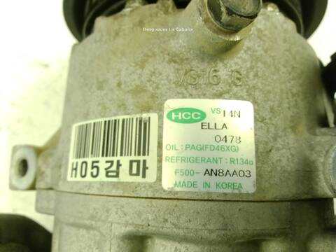 Foto 2ª: Compresor Aire Acondicionado Hyundai i30 1.4 [G4FA] (2007)