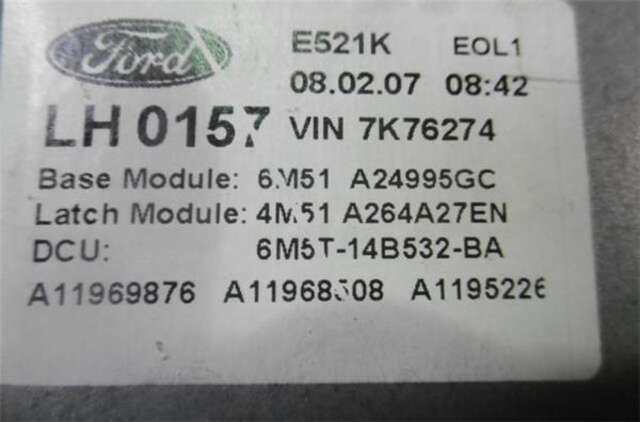 Foto 3ª: Elevalunas Eléctrico Trasero Izquierdo Ford Focus 2.0 TDCI [G6DD]