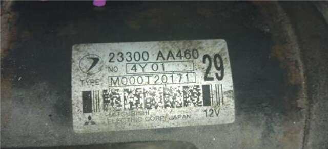 Foto 1ª: Motor de Arranque Subaru Impreza 2.0 [EJ20E]