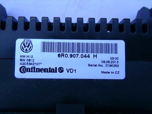 Foto 3ª: Mando Calefacción A. A. Volkswagen Polo 1.2 TSI 2009-2014 [CBZ] (2014)