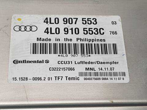 Foto 2ª: Centralita Motor ECU Audi Q7 V6 3.0 TDI 176KW) AMBIENTE (2007)