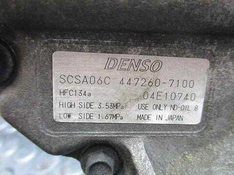 Foto 2ª: Compresor Aire Acondicionado Toyota Corolla 1CDFTV (2003)