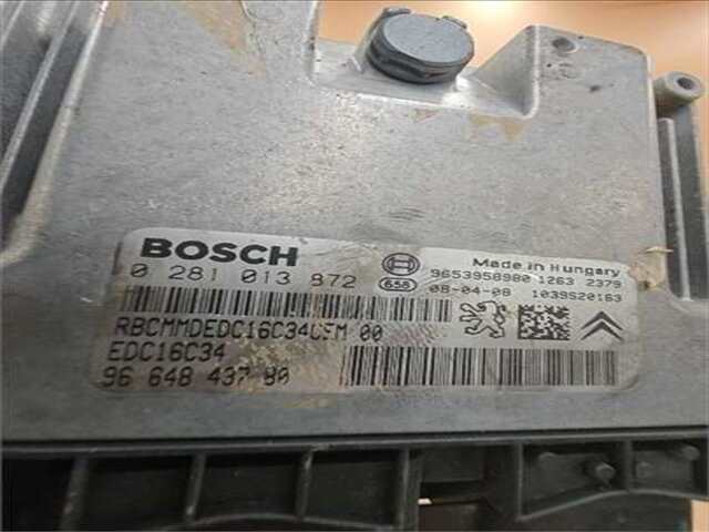 Foto 2ª: Centralita Motor ECU Peugeot 207 1.4 SPORT [1.4 LTR. - 65 KW 16V CAT (KFU - ET3J4)] [KFU / ET3J4]