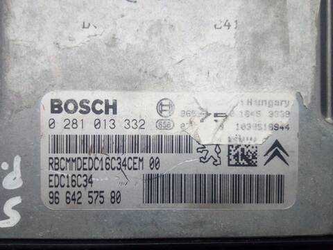 Foto 2ª: Centralita Motor ECU Peugeot 308 CONFORT 109CV 80KW [9HZ] (2007)