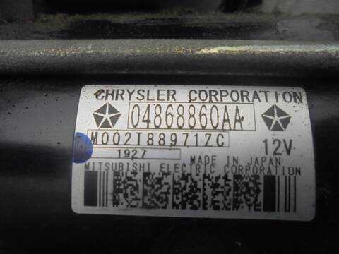 Foto 3ª: Motor de Arranque Chrysler Grand Voyager LIMITED 163CV 120KW [DVM64C] (2008)