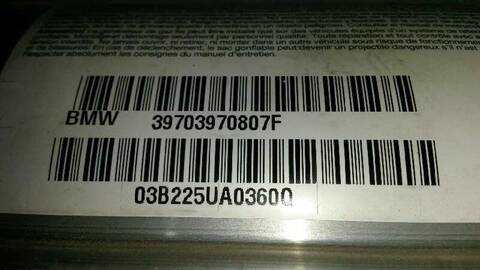 Foto 3ª: Airbag Delantero Derecho Bmw Serie 5 518 530D BERLINA 231CV 170KW [M57306D3] (2005)