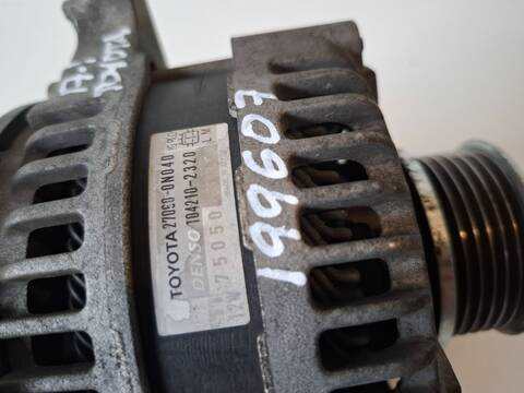 Foto 2ª: Alternador Toyota Yaris ACTIVE 1.4 TD CAT 90CV (2002)