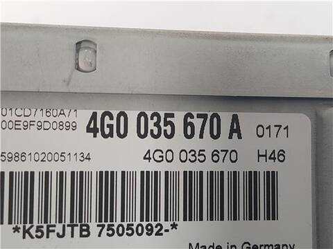Foto 3ª: Sistema Audio Radio CD Audi A7 3.0 TDI QUATTRO 245CV 180KW [CDV] (2010)