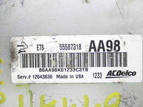 Foto 3ª: Centralita Motor ECU Opel Corsa A12XER (2012)