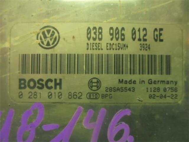 Centralita Motor ECU Skoda Fabia 1.9 ATTRACTIVE [1.9 LTR. - 47 KW SDI CAT (ASY)]
