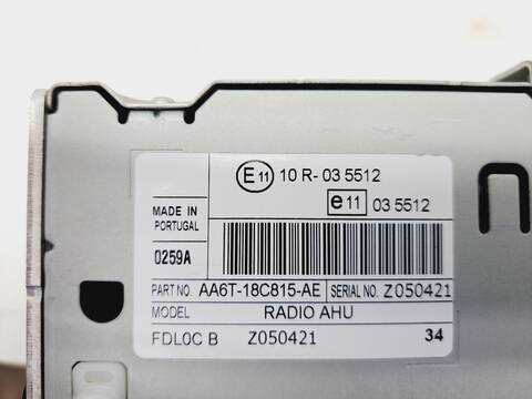 Foto 4ª: Sistema Audio Radio CD Ford Fiesta ECONETIC 95CV 70KW [TZJB] (2011)