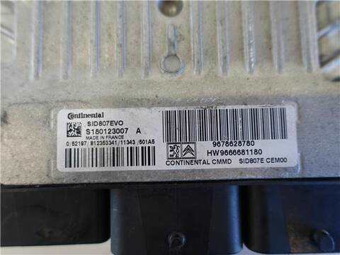 Foto 3ª: Centralita Motor ECU Citroen C4 1.6 BUSINESS BERLINA 111CV 82KW [9HR Ó 9H05] (2012)
