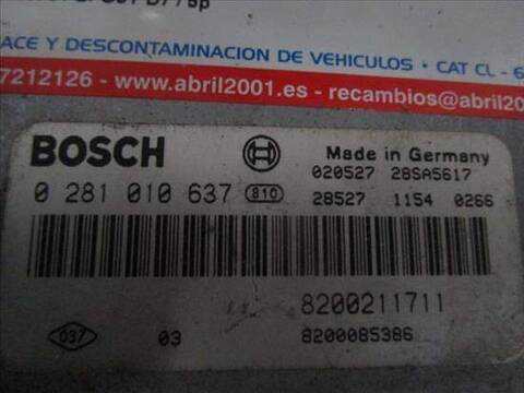 Foto 2ª: Centralita Motor ECU Renault Laguna 2.2 DCI BG0F) 150CV 110KW [D/ G9T D7] (2002)