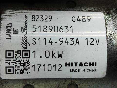 Foto 3ª: Motor de Arranque Fiat 500 CITY CROSS 120CV 88KW [940B7000] (2018)