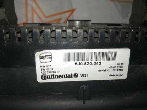 Foto 4ª: Mando Calefacción A. A. Seat Ibiza SPORT 105CV 77KW [BLS] (2008)